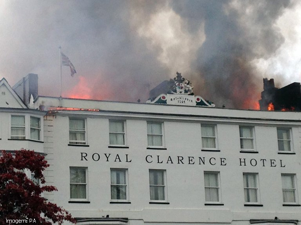 Incêndio em hotel